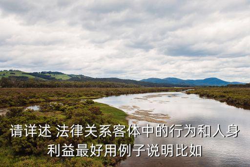 請(qǐng)?jiān)斒?法律關(guān)系客體中的行為和人身利益最好用例子說(shuō)明比如
