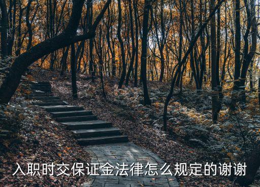 入職時交保證金法律怎么規(guī)定的謝謝