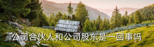 企業(yè)合伙人和股東的區(qū)別，合伙人與股東的異同