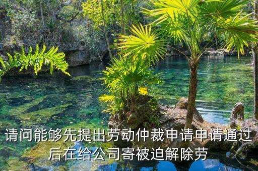 請問能夠先提出勞動仲裁申請申請通過后在給公司寄被迫解除勞