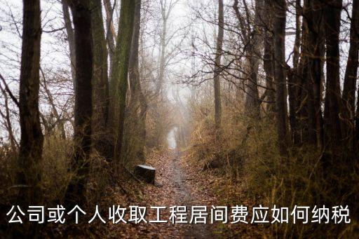 公司或個人收取工程居間費應(yīng)如何納稅