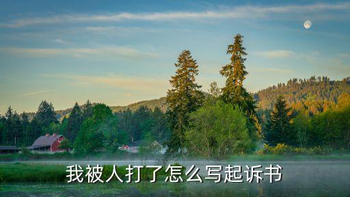 被打傷起訴書怎么寫，如何寫被打受傷民事起訴狀