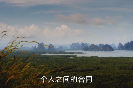 個(gè)人之間的合同模版，求一份個(gè)人合伙協(xié)議書(shū)范文