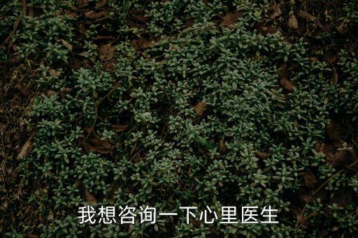 咨詢(xún)心理醫(yī)生，我想咨詢(xún)一下心里醫(yī)生