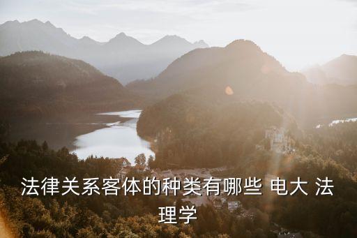 合同法律關(guān)系客體的種類包括，建設(shè)施工安裝合同的法律關(guān)系客體是指