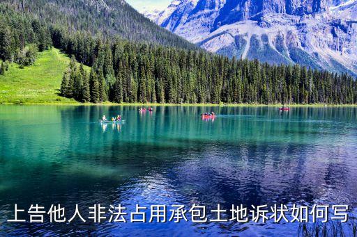 拖欠土地承包費起訴狀樣本，上告他人非法占用承包土地訴狀如何寫