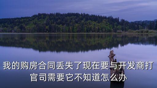 合同丟了怎么起訴房東，房東租房合同丟失怎么處理