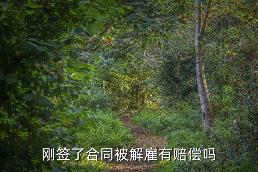 剛簽了合同被解雇有賠償嗎