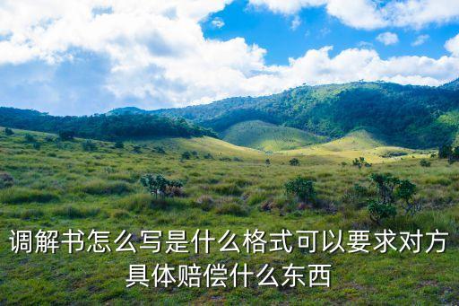 私了調(diào)解書怎么寫范本，工傷事故私了調(diào)解書怎么寫