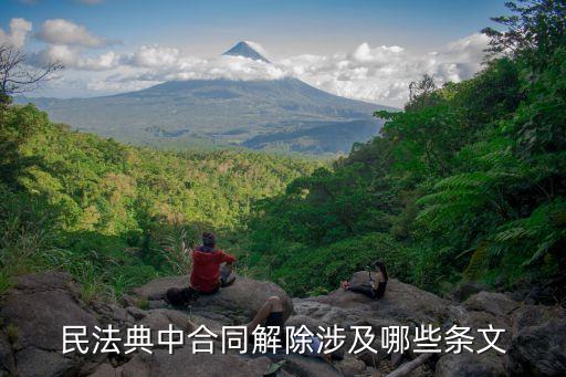 解除合同適用哪些條款法律，合同解除具體的法律條款有哪些