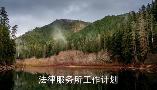 法律服務(wù)計劃，法律服務(wù)所工作計劃