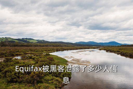 有多少人個人信息泄露，Equifax被黑客泄露了多少人信息