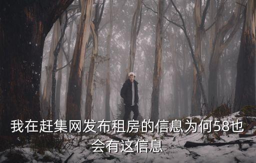 我在趕集網(wǎng)發(fā)布租房的信息為何58也會有這信息
