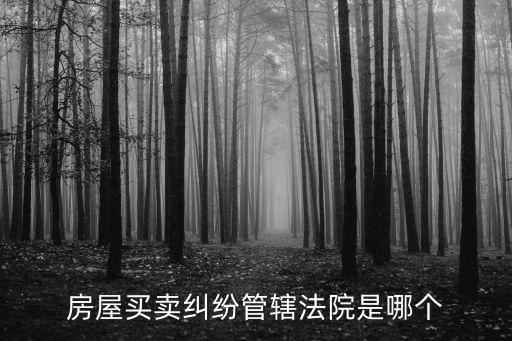 房屋買賣合同糾紛案件管轄地，房屋買賣合同糾紛怎么確定管轄