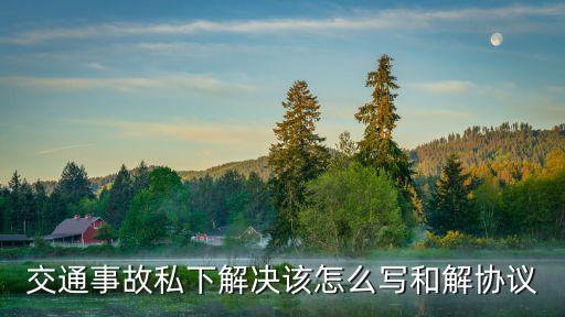 私下解決事故賠償協(xié)議怎么寫，判決生效后雙方私下賠償協(xié)議書怎么寫