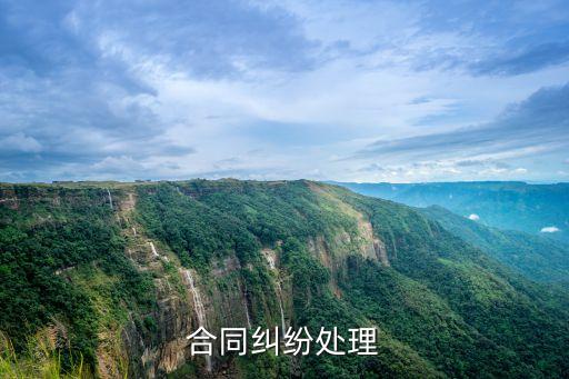 合同糾紛處理流程PPT，合同糾紛處理