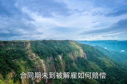 合同期未到被解雇如何賠償