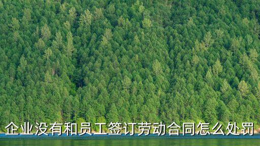 不簽用工合同怎么處罰，單位不簽訂勞動(dòng)合同怎么處罰