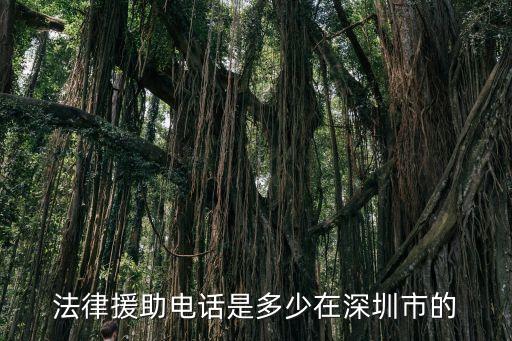 深圳律師咨詢免費(fèi)熱線，深圳市法律援助電話地址多少