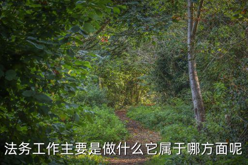 看法律合同的是什么工作，法律顧問到底是干什么的