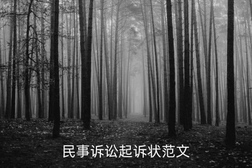 民事賠償起訴狀范文，民事賠償起訴狀范文