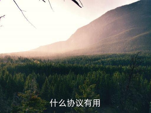 有哪些合同關(guān)系好，什么協(xié)議有用