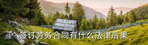 勞務(wù)合同有哪些法律問(wèn)題，勞務(wù)合同法律法規(guī)有哪些