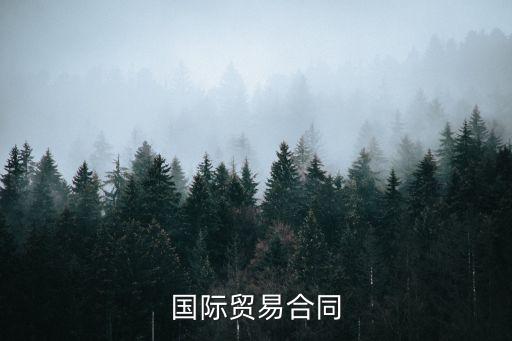 國(guó)際貿(mào)易合同