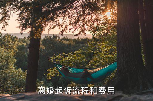 成都起訴離婚流程和費用，起訴離婚流程和費用