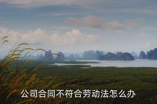 合同不符合法律條件怎么辦，合同約定不符合法律規(guī)定怎么辦