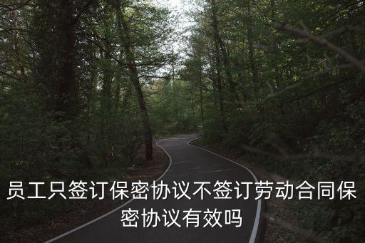 只簽了協(xié)議書沒簽勞動合同有效嗎，沒有簽勞動合同但簽協(xié)議了協(xié)議生效嗎