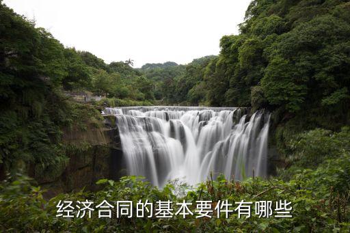經(jīng)濟(jì)合同的法律要素有哪些，經(jīng)濟(jì)合同成立的要件有哪些