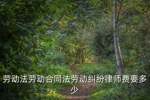 黃浦區(qū)合同法律師如何收費(fèi)，勞動(dòng)法勞動(dòng)合同法勞動(dòng)糾紛律師費(fèi)要多少