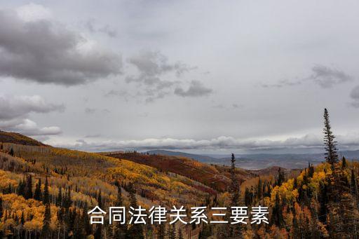 合同法律關(guān)系構(gòu)成包括哪些，合同法律關(guān)系由哪些要素構(gòu)成