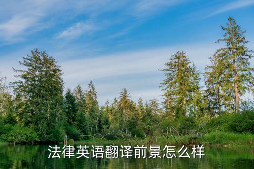 做法律英語翻譯收入如何，法律英語翻譯前景怎么樣