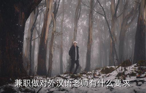 中文幫兼職漢語老師，兼職做對外漢語老師有什么要求