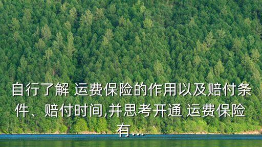 運(yùn)費(fèi)保險,fob運(yùn)費(fèi)保險