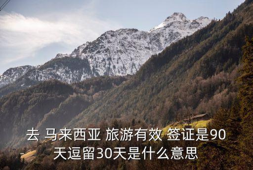 馬來(lái)西亞旅游簽證