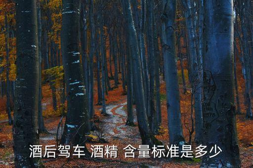 酒精含量