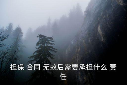 合同無效的過錯責(zé)任