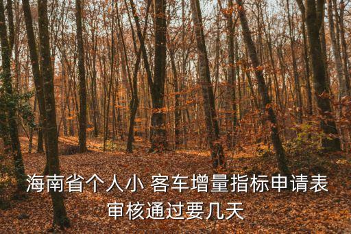 海南省小客車