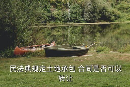  民法典規(guī)定土地承包 合同是否可以 轉(zhuǎn)讓