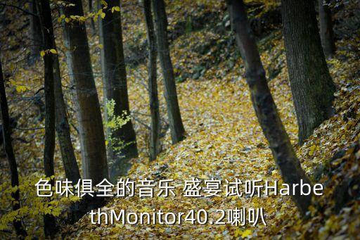 色味俱全的音樂 盛宴試聽HarbethMonitor40.2喇叭
