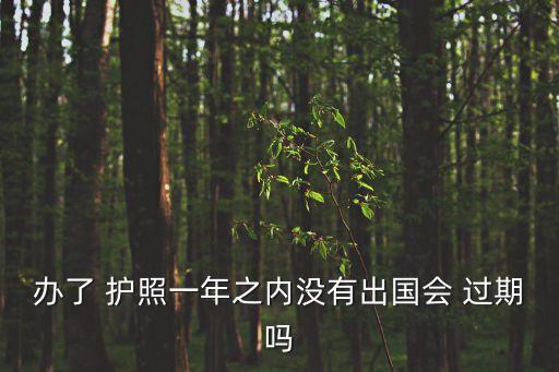 辦了 護(hù)照一年之內(nèi)沒有出國會(huì) 過期嗎