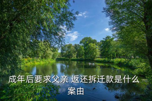 返還金錢財(cái)產(chǎn)案由,要求第三者返還財(cái)產(chǎn)的案由