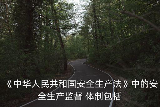 安全生產(chǎn)管理體制,我國安全生產(chǎn)管理體制