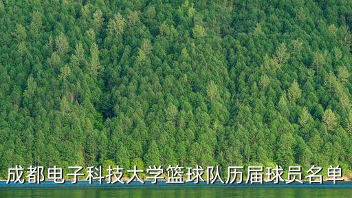 成都電子科技大學(xué)籃球隊歷屆球員名單