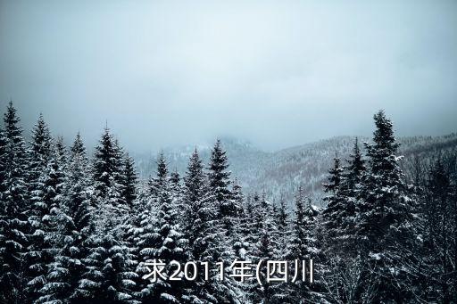 求2011年(四川
