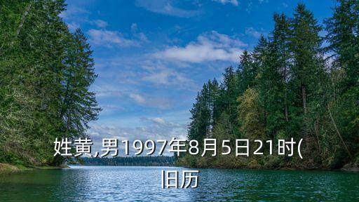 姓黃,男1997年8月5日21時(舊歷