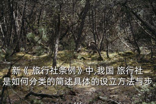 旅行社管理條例,根據(jù)1996年頒布的旅行社管理條例